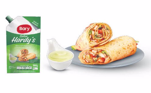 Wrap de atún con salsa Hardys Bary