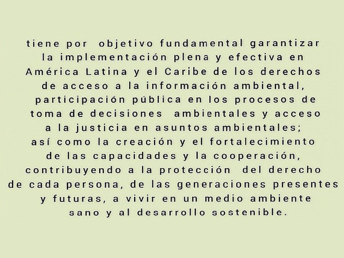 acuerdo de Escazú
