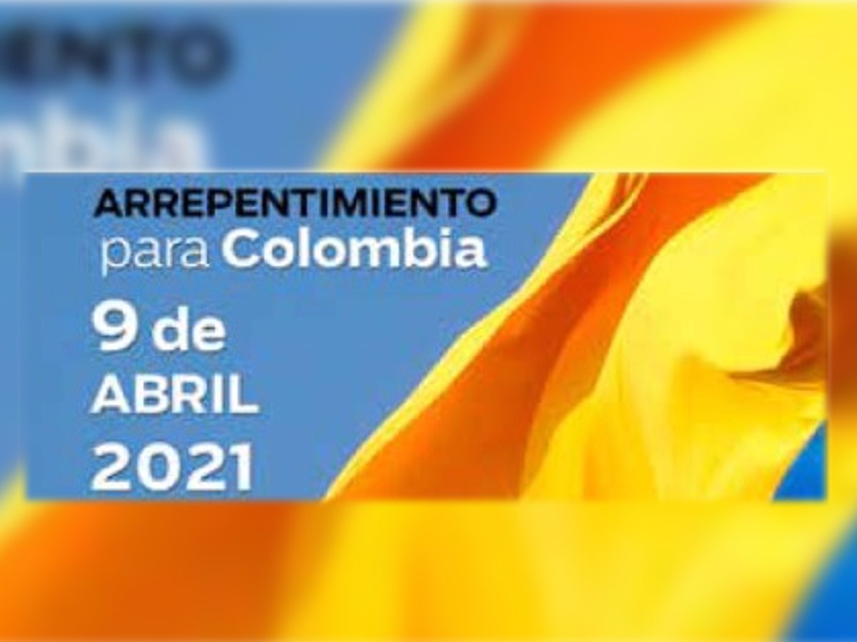 día nacional de arrepentimiento por Colombia