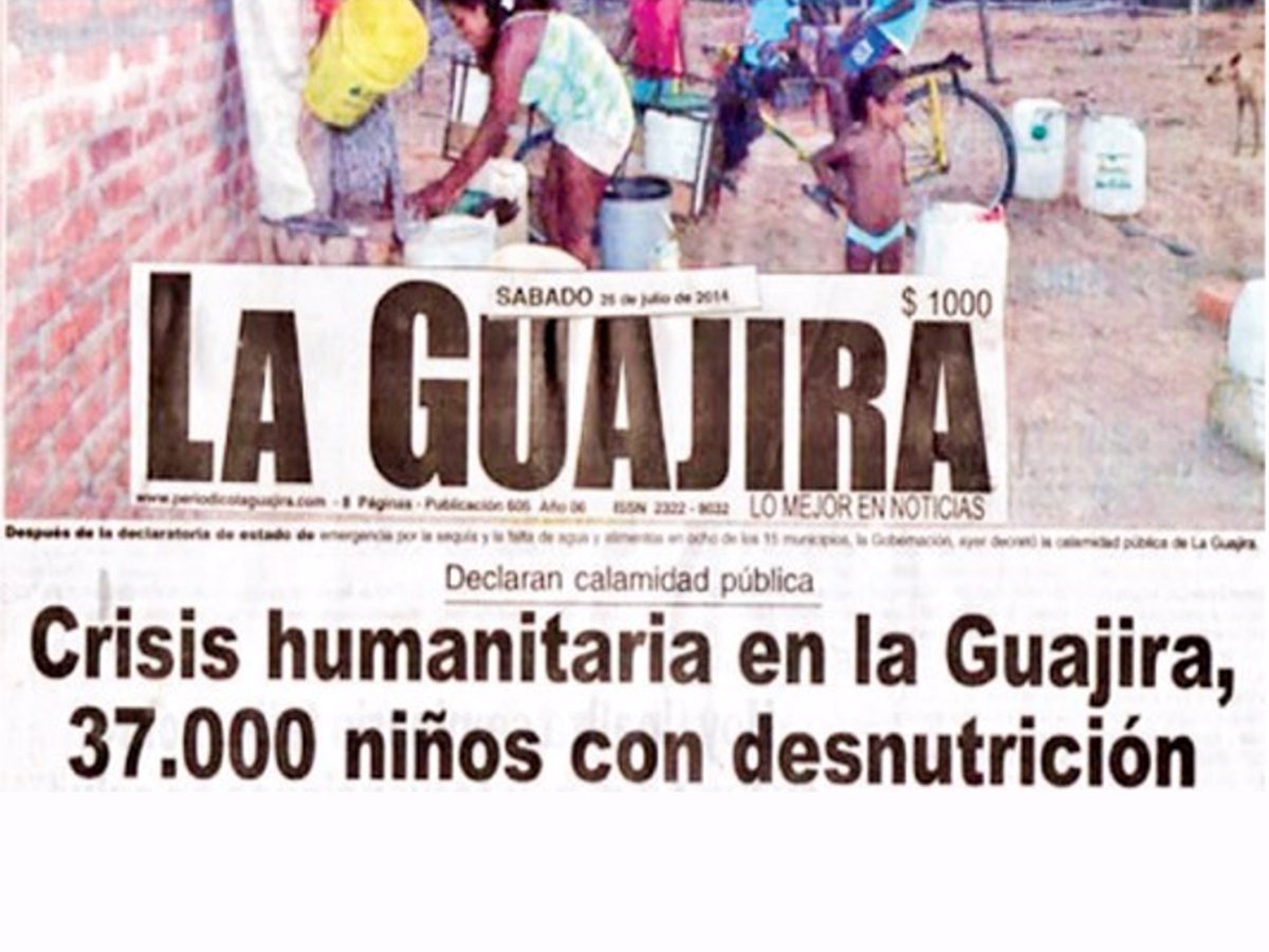 Crisis humanitaria en la Guajira