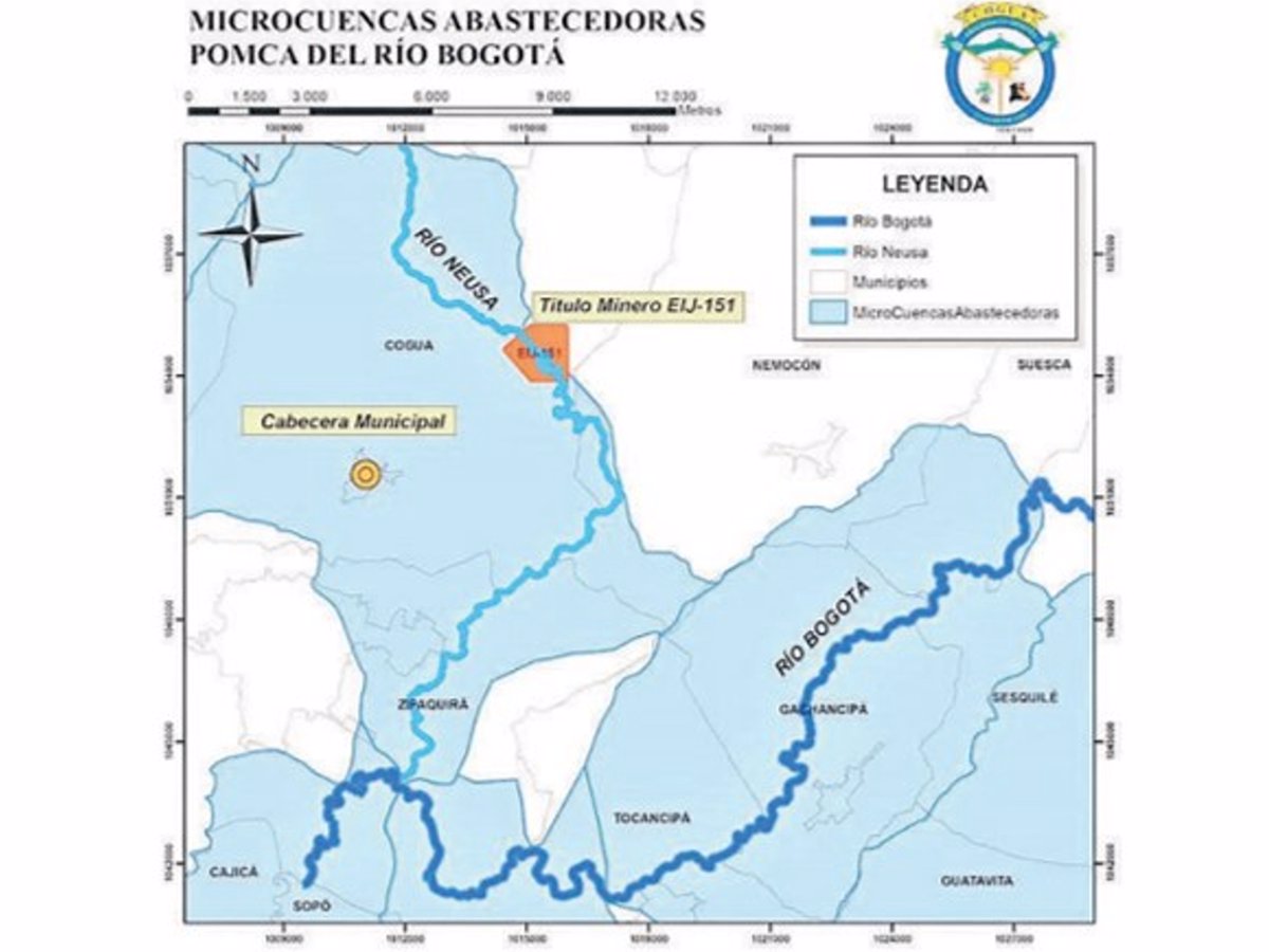 Microcuencas abastecedoras pomca del río Bogotá