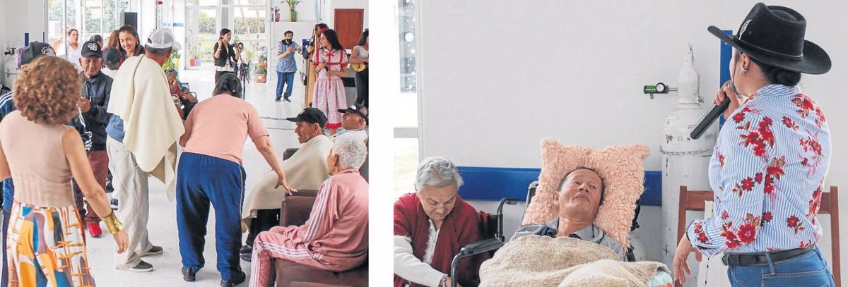 A las personas mayores en condición de vulnerabilidad se les brinda atención integral en salud, nutrición y esparcimiento. Foto: Oficina de prensa Alcaldía Cajicá.