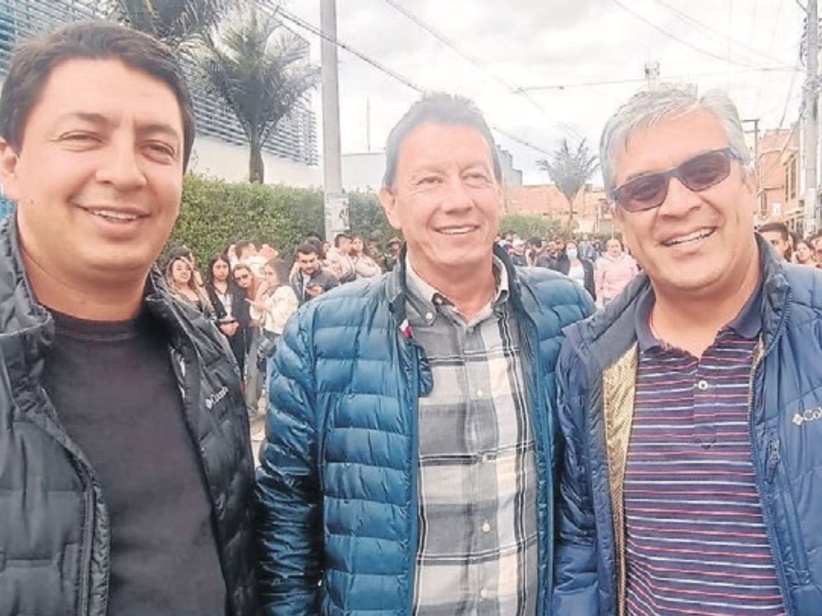 David Bernal, Carlos Bernal y Rafael Cubillos ahora gerente en Madrid.