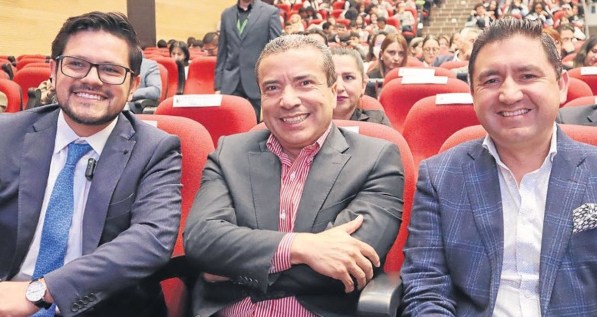 Nelson Parra, alcalde de Mosquera; Gratiniano Suárez, presidente de la Cámara de Comercio de Facatativá y Alex Prieto, diputado de Cundinamarca.
