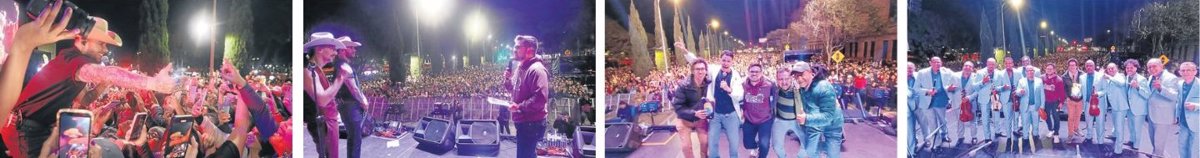 Éxito total en las presentaciones de los artistas que dieron inicio el pasado viernes al Recrearte 2025.