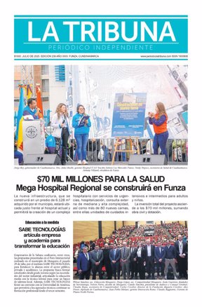 La Tribuna, portada julio 2025: edición N° 239.