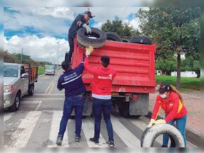 Llega la “llantatón” a Puente Aranda