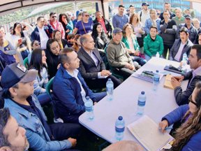 Las mesas por sectores fueron claves.