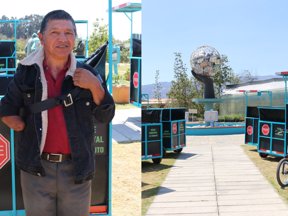 El indígena del Cauca Eine Mamian Gentil Timaná, que trabaja como reciclador en Tocancipá hace cuatro años, recibió un triciclo acondicionado para que lo pueda manejar ante la discapacidad que tiene por la falta de su mano derecha. Fotos: Edilberto Devia – EL OBSERVADOR. El indígena del Cauca Eine Mamian Gentil Timaná, que trabaja como reciclador en Tocancipá hace cuatro años, recibió un triciclo acondicionado para que lo pueda manejar ante la discapacidad que tiene por la falta de su mano derecha. Fotos: Edilberto Devia – EL OBSERVADOR.