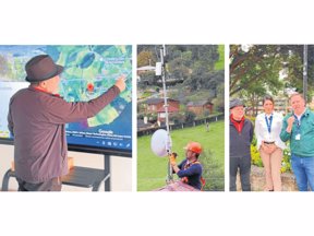 Los puntos de acceso comunitarios a Internet brindan a los residentes de La Cumbre oportunidades económicas y la inclusión en el mundo digital en temas de educación y acceso a servicios esenciales. Fotos: Oficina de prensa. Los puntos de acceso comunitarios a Internet brindan a los residentes de La Cumbre oportunidades económicas y la inclusión en el mundo digital en temas de educación y acceso a servicios esenciales. Fotos: Oficina de prensa.