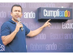Jorge Emilio Rey, gobernador de Cundinamarca. Jorge Emilio Rey, gobernador de Cundinamarca.