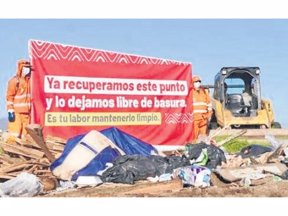 Se recuperarán de 55 puntos críticos afectados por basura.