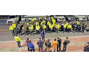 La lucha contra la delincuencia organizada que actúa en Cajicá es una meta estratégica del Plan de Desarrollo. Foto: Ofi cina de prensa Alcaldía Cajicá.