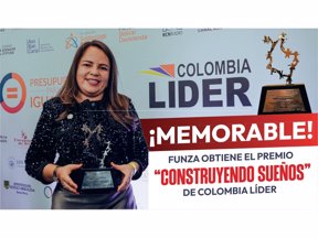 Funza obtiene el premio "Construyendo sueños" de Colombia Líder. Funza obtiene el premio "Construyendo sueños" de Colombia Líder.