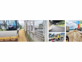 Vías terciarias y urbanas han sido objeto de rehabilitación y reparcheo con el propósito de mejorar la conectividad y movilidad. Fotos: Oficina de prensa Alcaldía Cajicá.